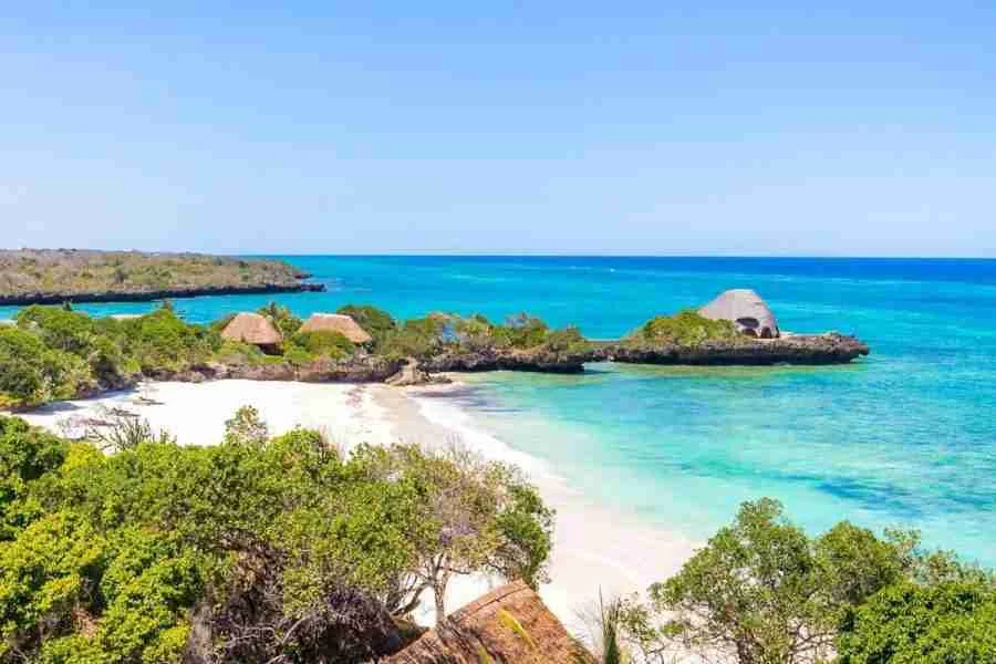 Chale Island best beach resorts at Diani beach Kenya Adeli Kenya Safaris best Africa sustainable safari tour company in Kenya