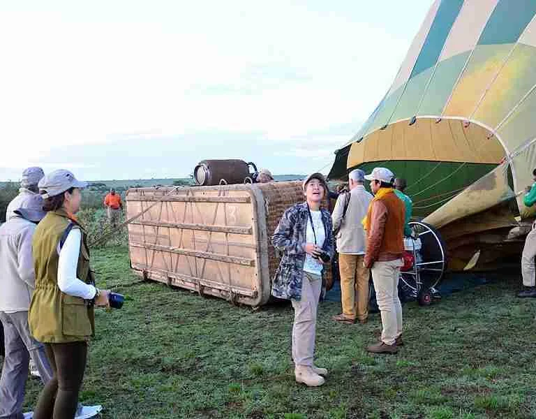 Masai Mara Hot Air Balloon safari experience things to do in Masai Mara Adeli Kenya Safaris best Africa sustainable safari tour company in Kenya (2)