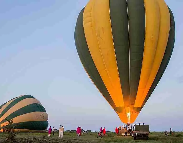 Masai Mara Hot Air Balloon safari experience   things to do in Masai Mara   Adeli Kenya Safaris   best Africa sustainable safari tour company in Kenya (3)