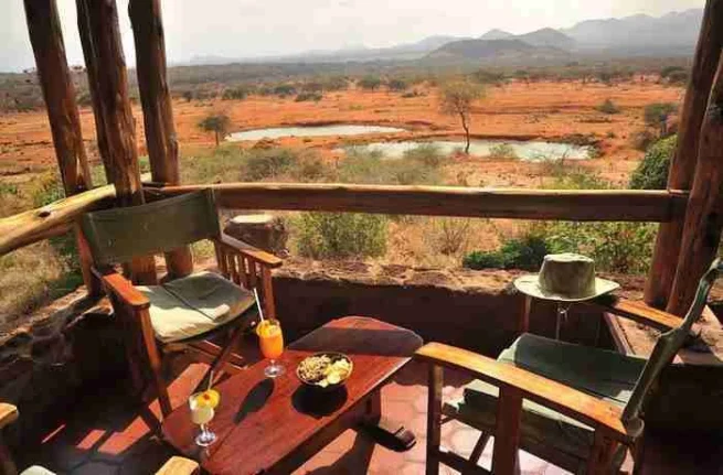 Tsavo West Kilaguni Serena Safari Lodge Adeli Kenya Safaris best Africa sustainable safari tour company in Kenya