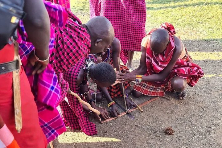 Maasai warriors Masai Mara National Reserve Kenya Wildlife safaris Adeli Kenya Safaris