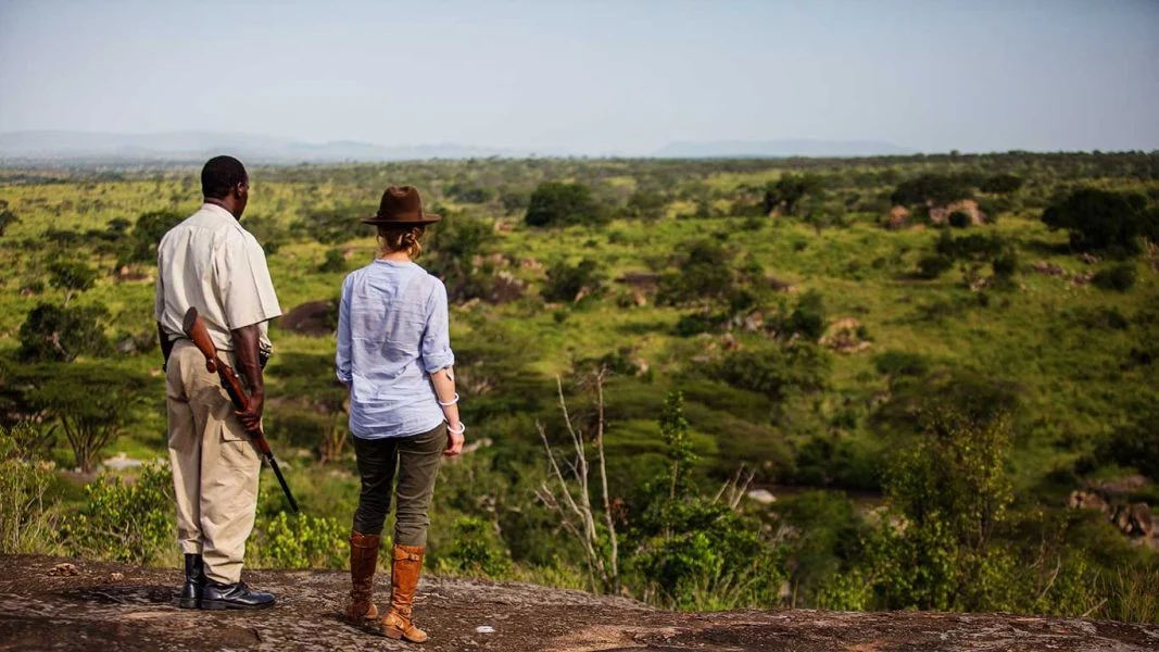 Serengeti Migration Camp activities guided bush walk