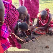Maasai warriors Masai Mara National Reserve Kenya Wildlife safaris Adeli Kenya Safaris