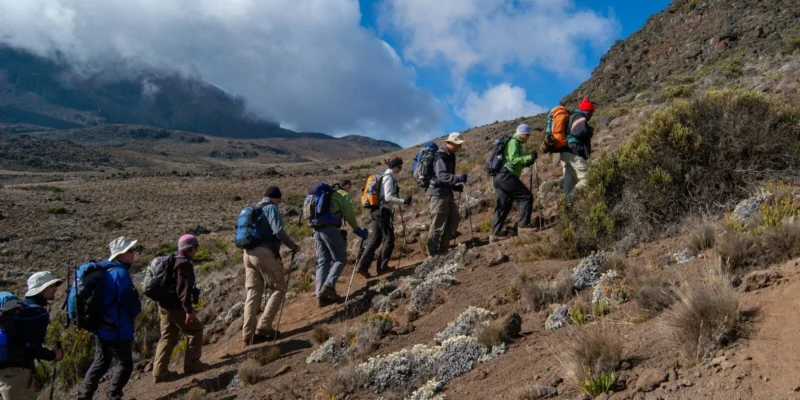 Mount Kilimanjaro Tanzania mountain climbing adventure tours with Adeli Kenya Safaris - best Africa safari tour & travel agency in Kenya and Tanzania