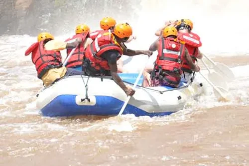 Rapids Camp Sagana white water rafting kayaking and team building tour from nairobi with Adeli Kenya Safaris 3