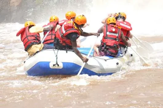 Rapids Camp Sagana white water rafting kayaking and team building tour from nairobi with Adeli Kenya Safaris 3