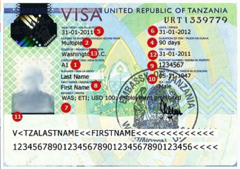 Tanzania visa guidelines, requirements and Fees - Adeli Kenya Safaris