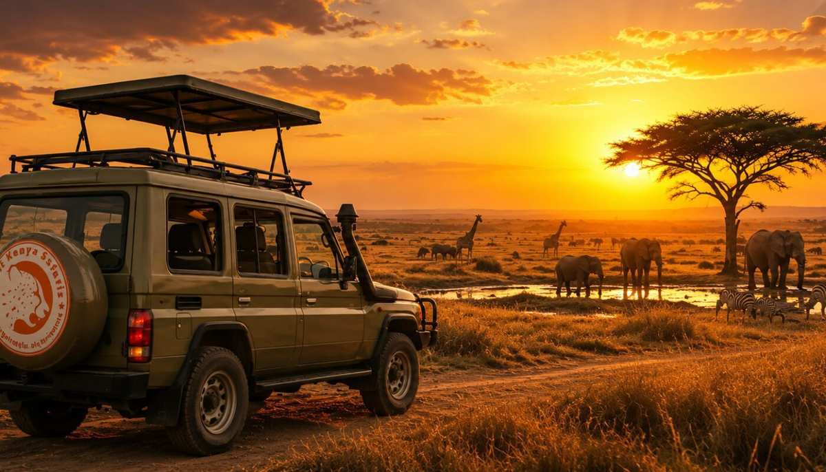 4x4 safari Landcruiser Jeep on a Kenya safari in Kenya by Adeli Kenya Safaris. Adeli Kenya Safaris is an East African DMC, sustainable safari tour operator & travel agency in Kenya offering affordable Kenya Safari tours, Tanzania safaris, Across Kenya & Tanzania trips.