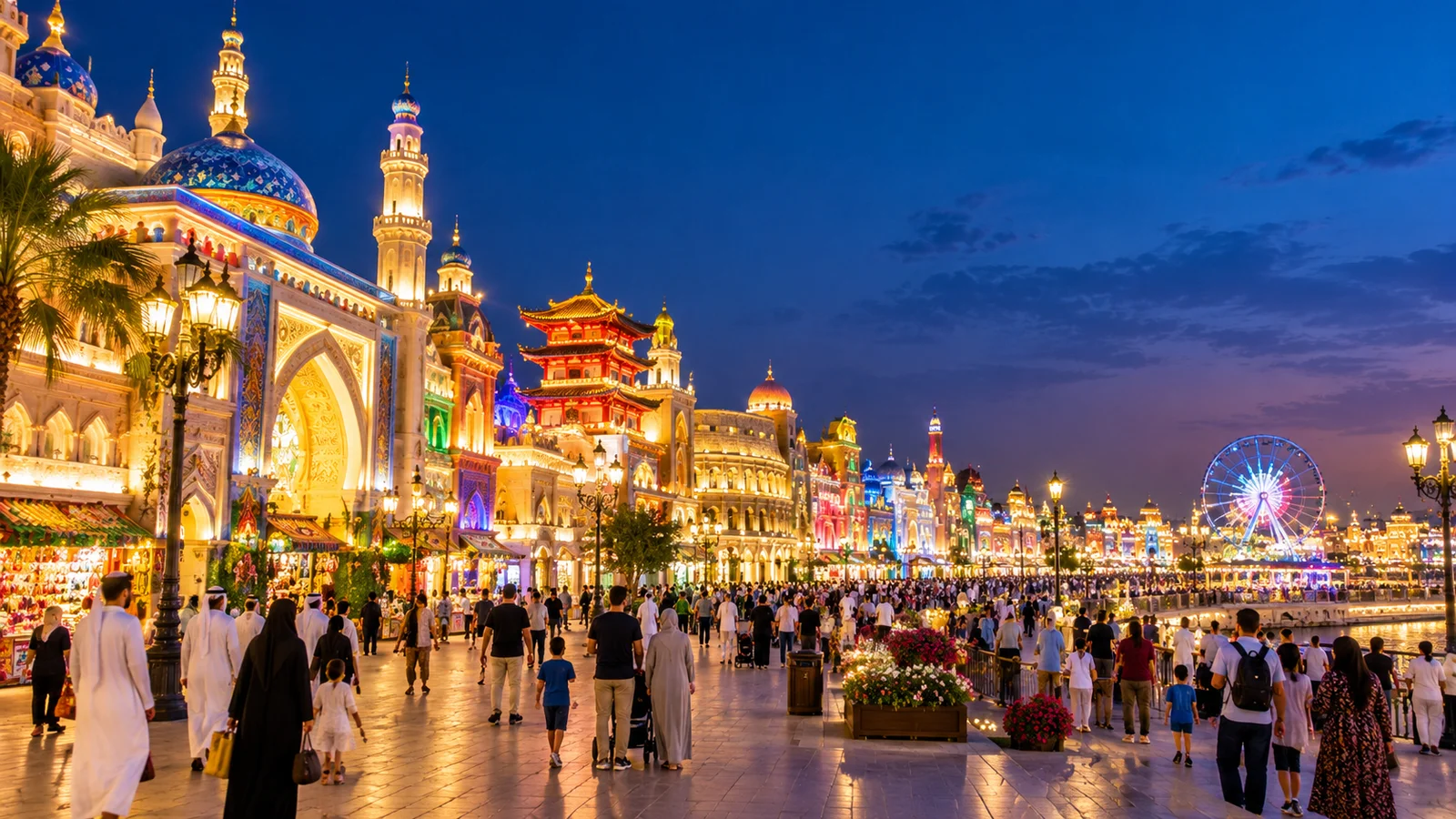 Best new tourist attractions and things to do in Dubai 3 Discover the Best new tourist attractions and things to do in Dubai for 2026–2027, including Global Village Season 31, The Hangout, Dubai Garden Glow e.t.c.