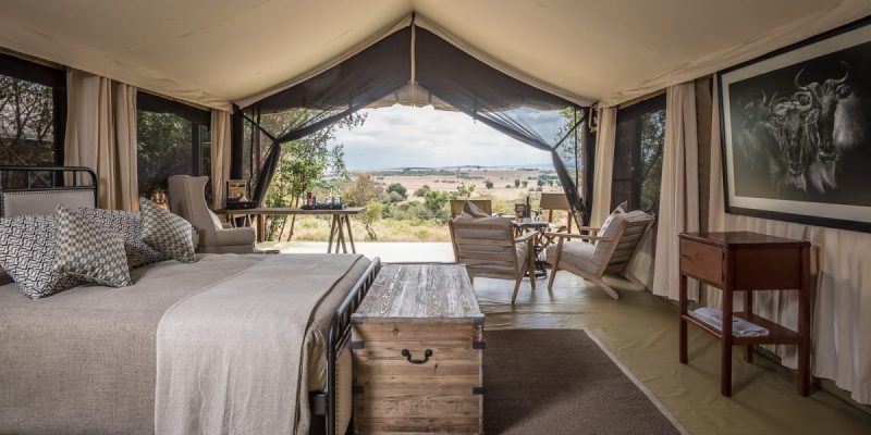 Entim Mara Camp - Luxury tented safari camp at Masai Mara National Reserve in Kenya