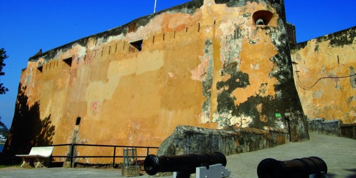 Fort Jesus in Mombasa Kenya - an attraction built in 1593 and declared a UNESCO World-Heritage site in-2011. Go Explore with Adeli Kenya Safaris