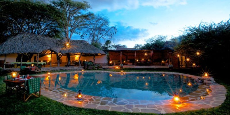 Lewa-Safari-Camp-Pool-and-Lounge-Area