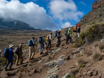 Mount Kilimanjaro Tanzania mountain climbing adventure tours with Adeli Kenya Safaris best Africa safari tour travel agency in Kenya and Tanzania scaled