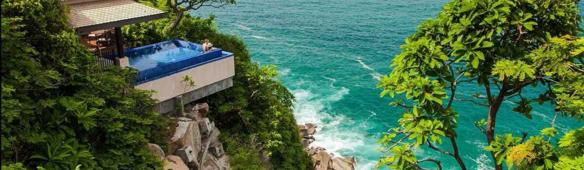 Private pool villa at the Banyan Tree Cabo Marqués luxury resort in Acapulco Mexico - Go explore with Adeli Kenya Safaris